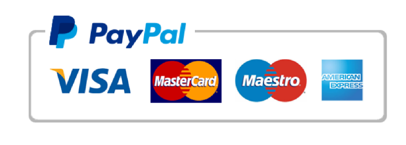 Checkout with PayPal or Credit Card